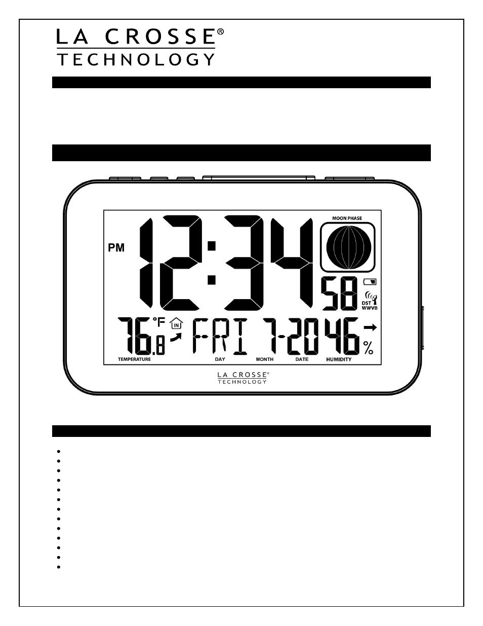 La Crosse Technology C85183 User Manual | 10 pages