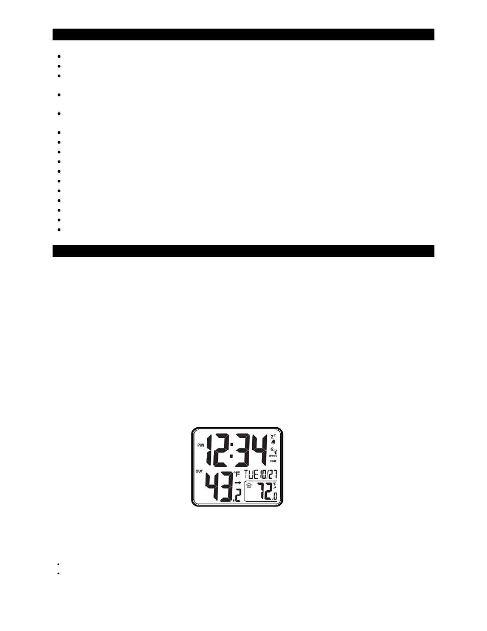 Features, Initial setup | La Crosse Technology K84285 User Manual | Page 3 / 13