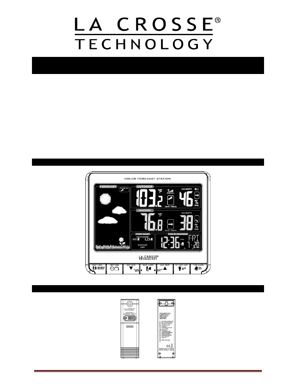 La Crosse Technology K84308 User Manual | 13 pages