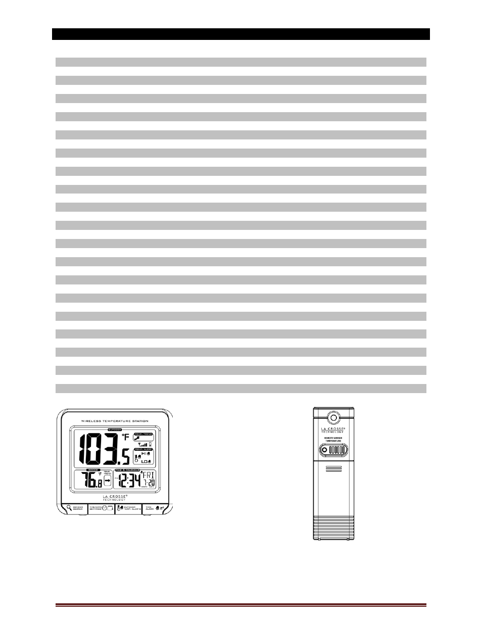 La Crosse Technology K84322 User Manual | Page 2 / 10