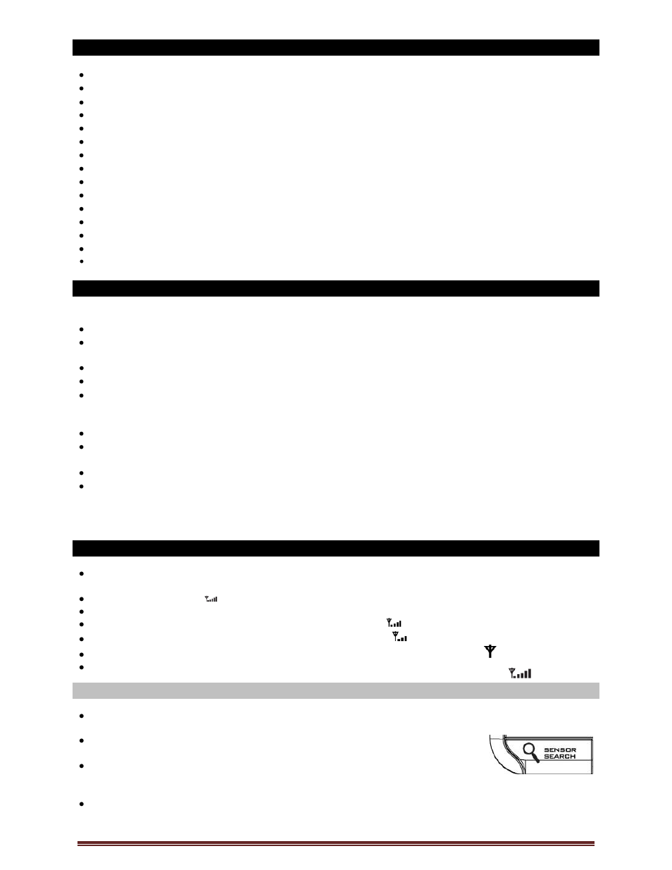 Features, Setup instructions step-by-step, Troubleshooting | Manual search for outdoor transmitter | La Crosse Technology K84322 User Manual | Page 3 / 10