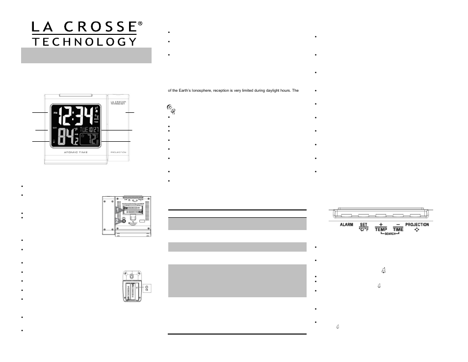 La Crosse Technology K86326 User Manual | 2 pages
