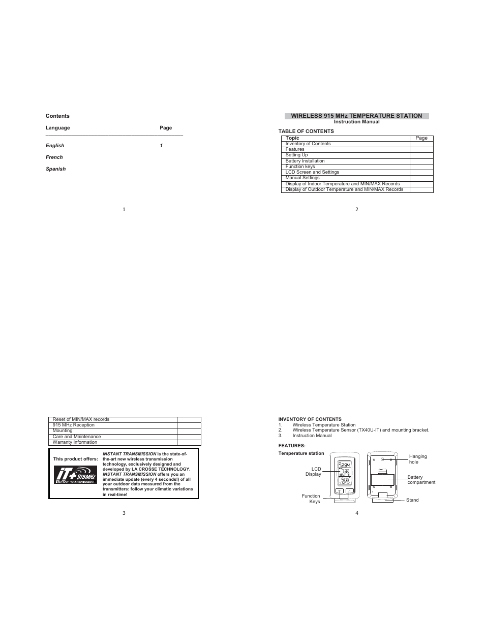 La Crosse Technology Kcombo5 User Manual | Page 7 / 15