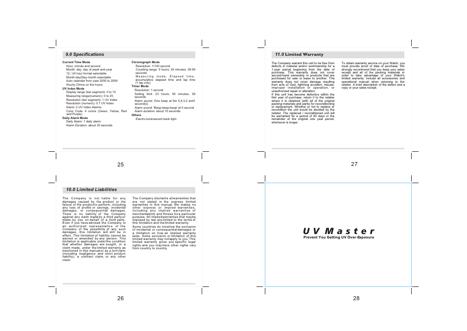 La Crosse Technology UV100 User Manual | Page 7 / 8