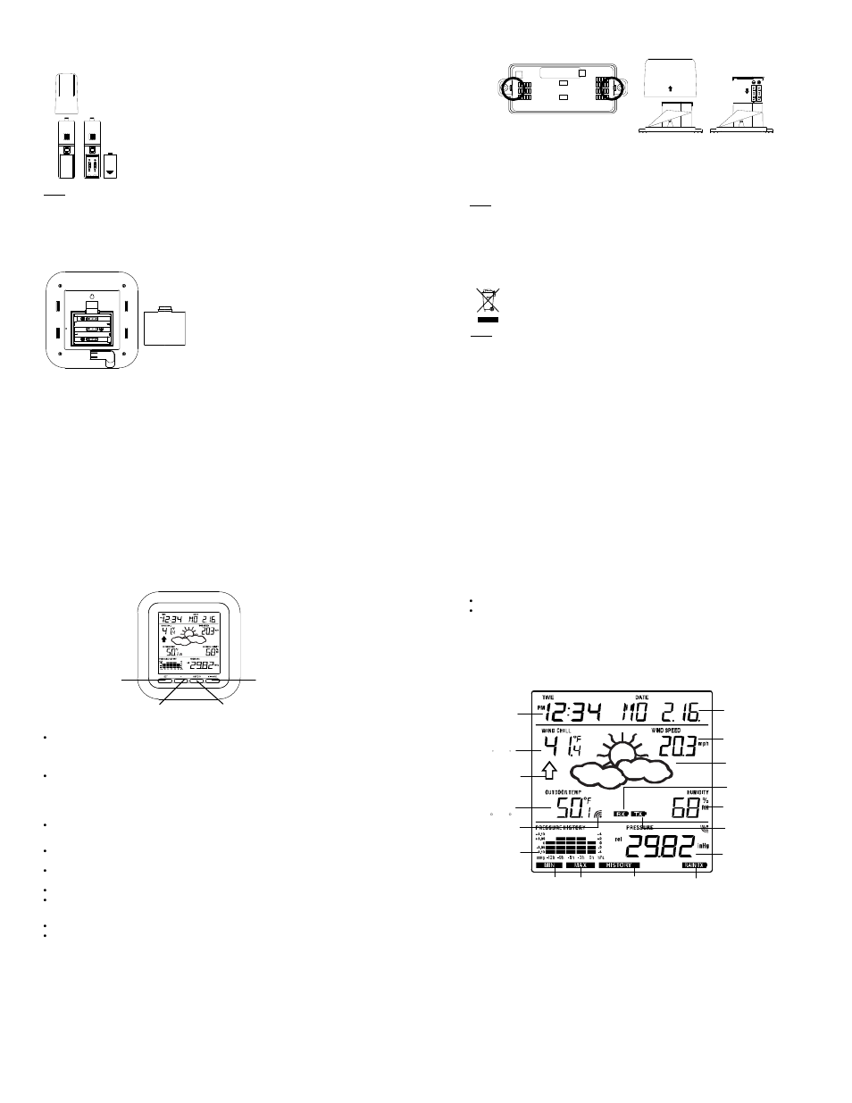 La Crosse Technology WS-1910 User Manual | Page 3 / 10