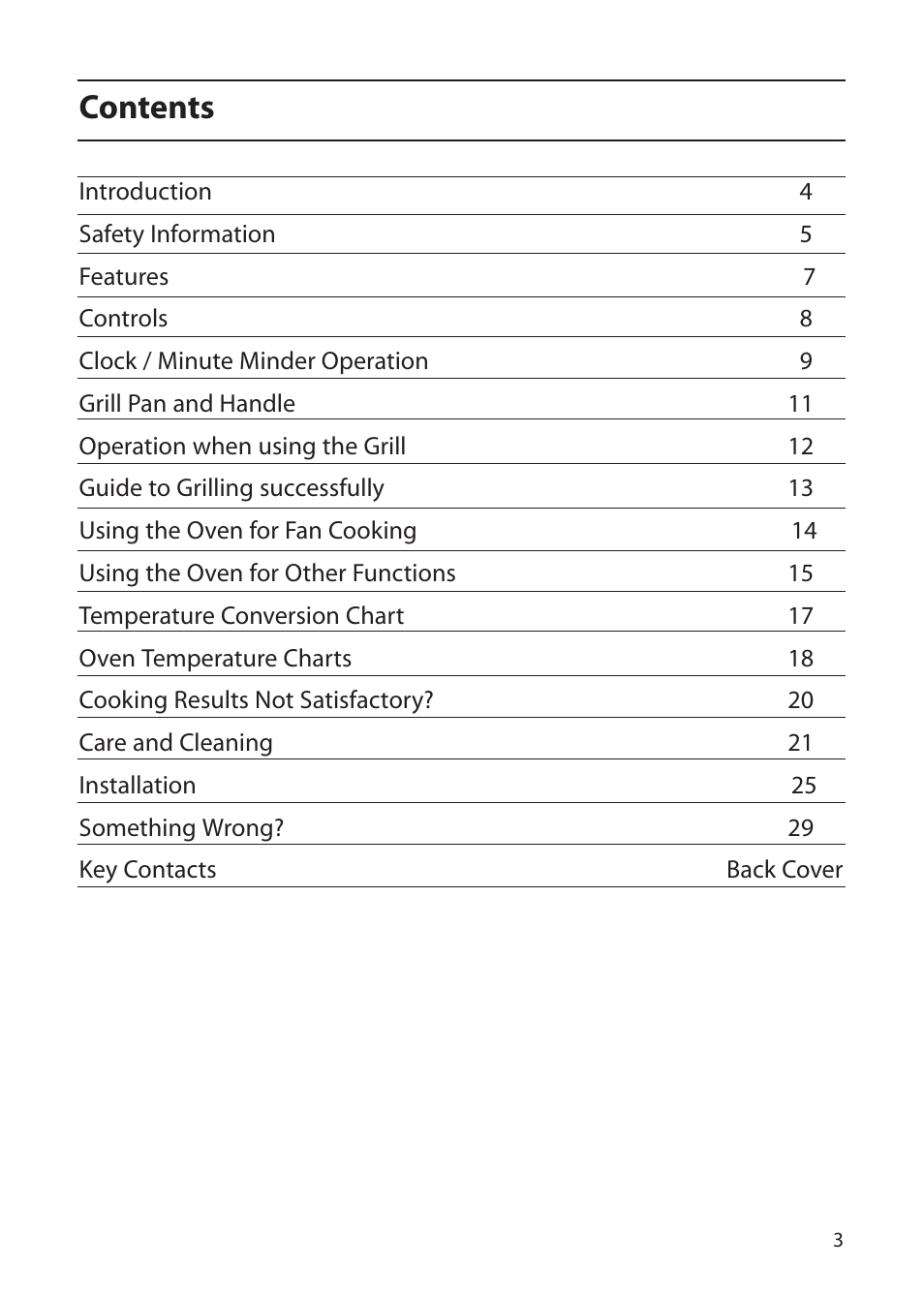 Creda D130E User Manual | Page 3 / 32