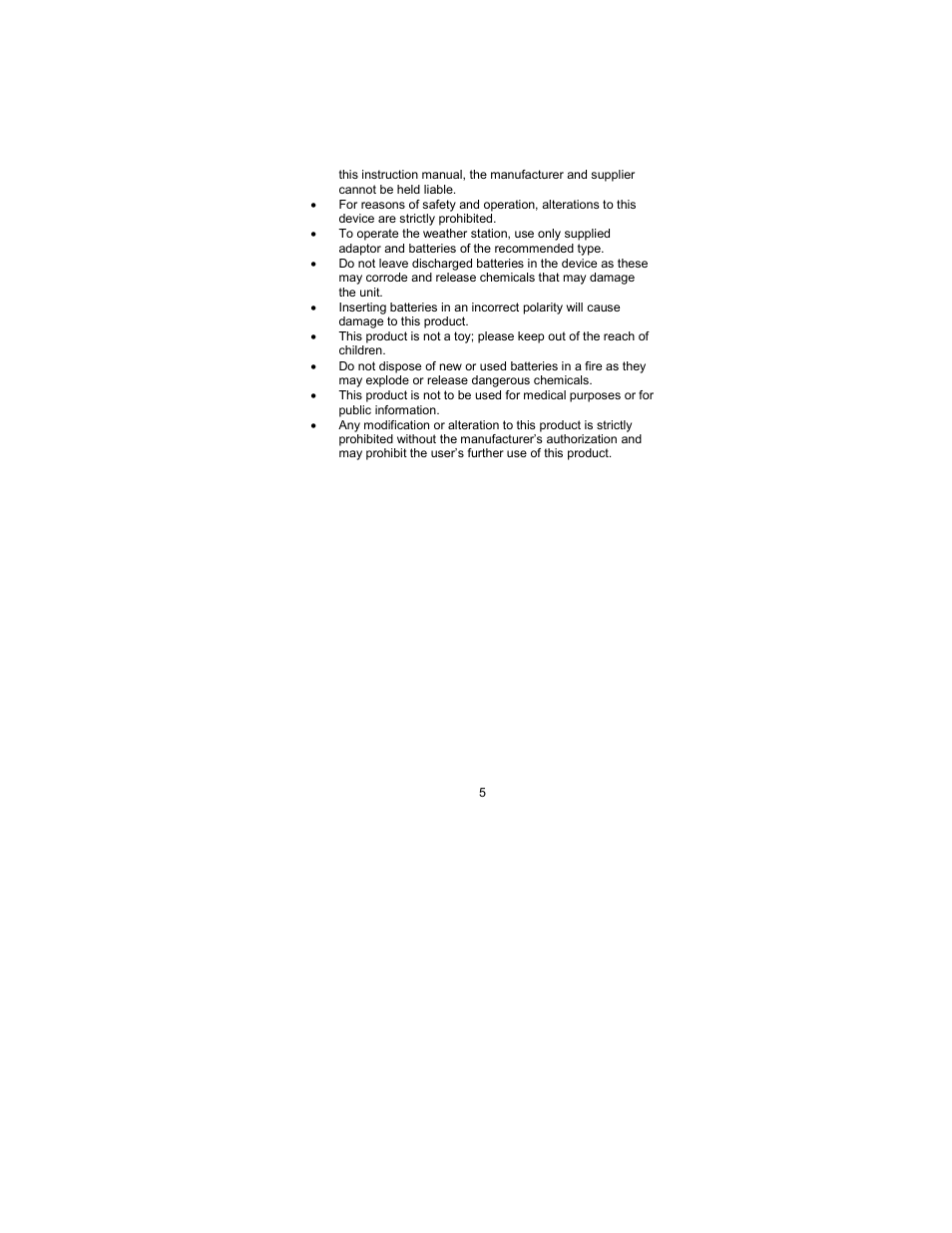 La Crosse Technology WS-2317 User Manual | Page 5 / 43
