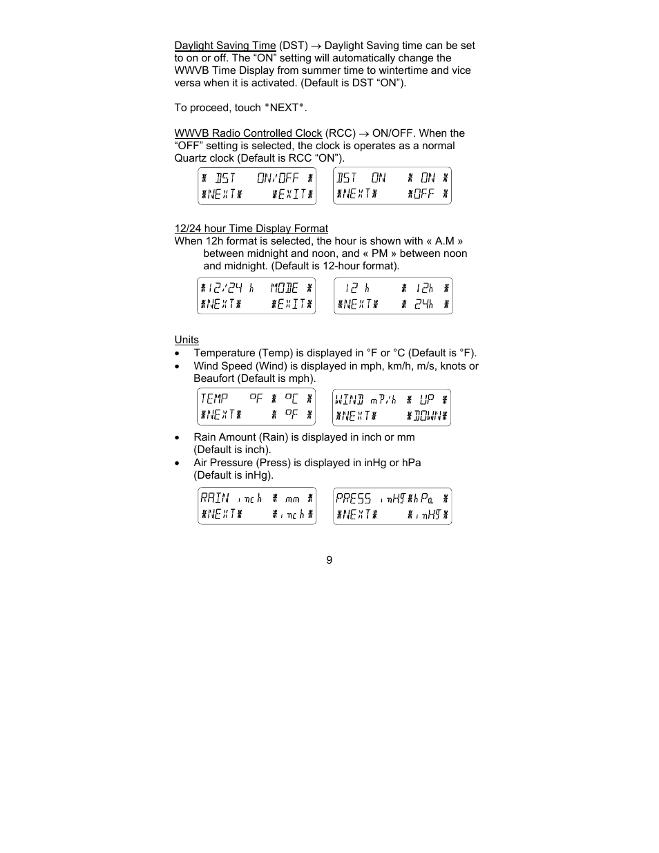 La Crosse Technology WS-3610 User Manual | Page 12 / 44