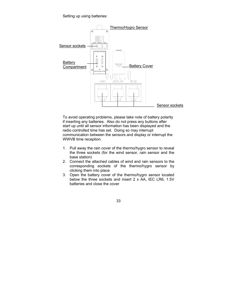 La Crosse Technology WS-3610 User Manual | Page 36 / 44