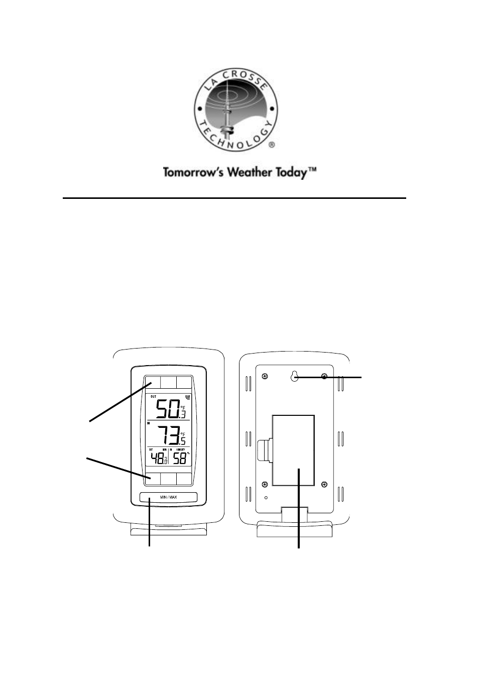 La Crosse Technology WS-6020U-IT User Manual | 20 pages