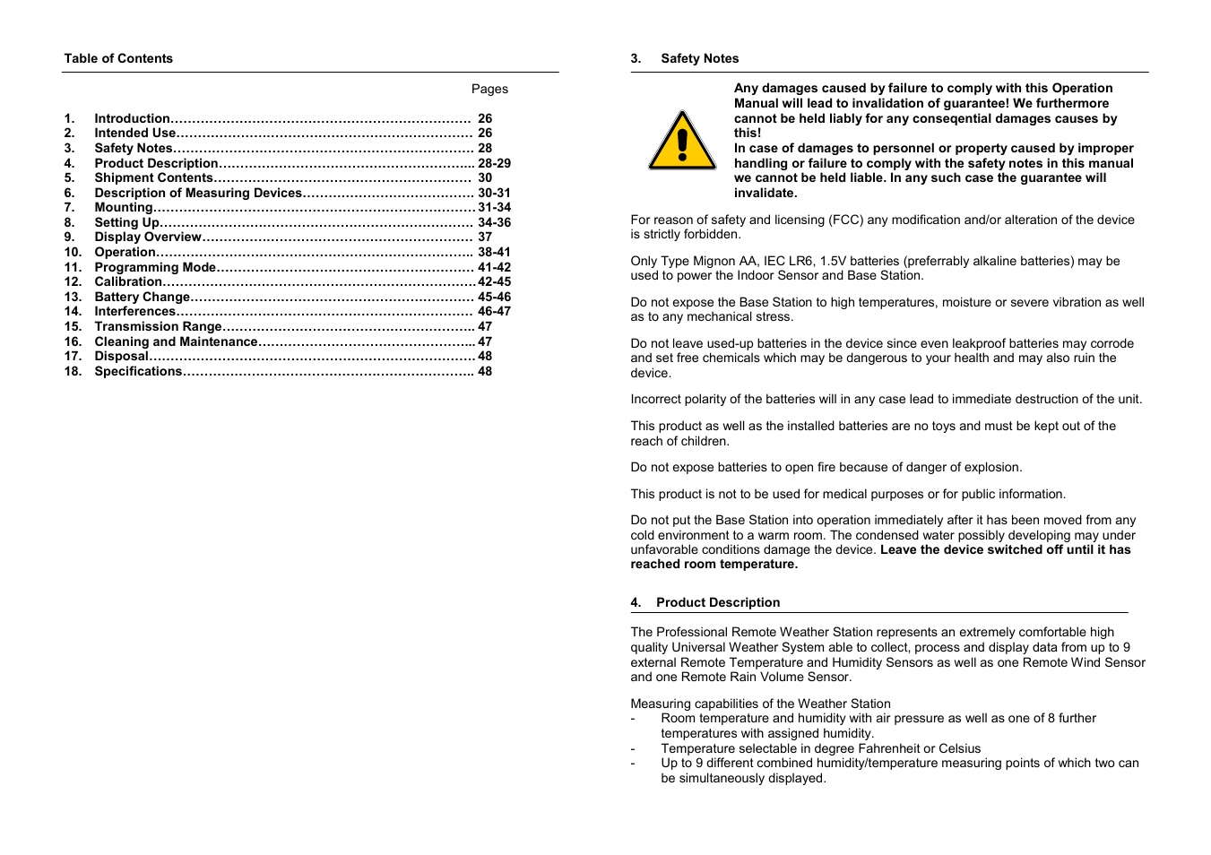 La Crosse Technology WS-7015 User Manual | Page 2 / 12