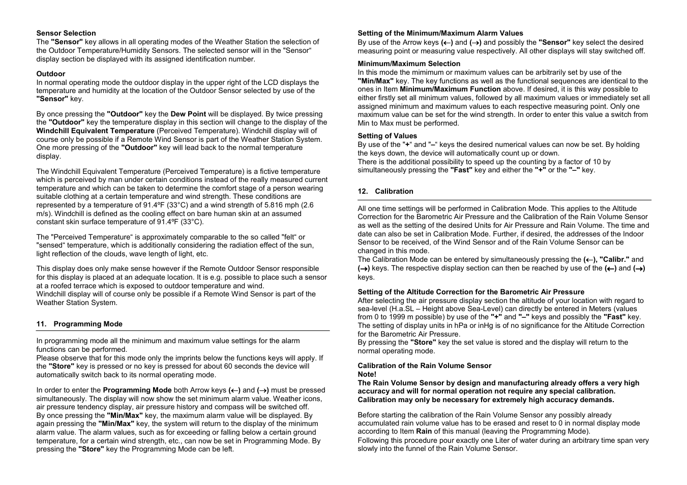 La Crosse Technology WS-7015 User Manual | Page 9 / 12