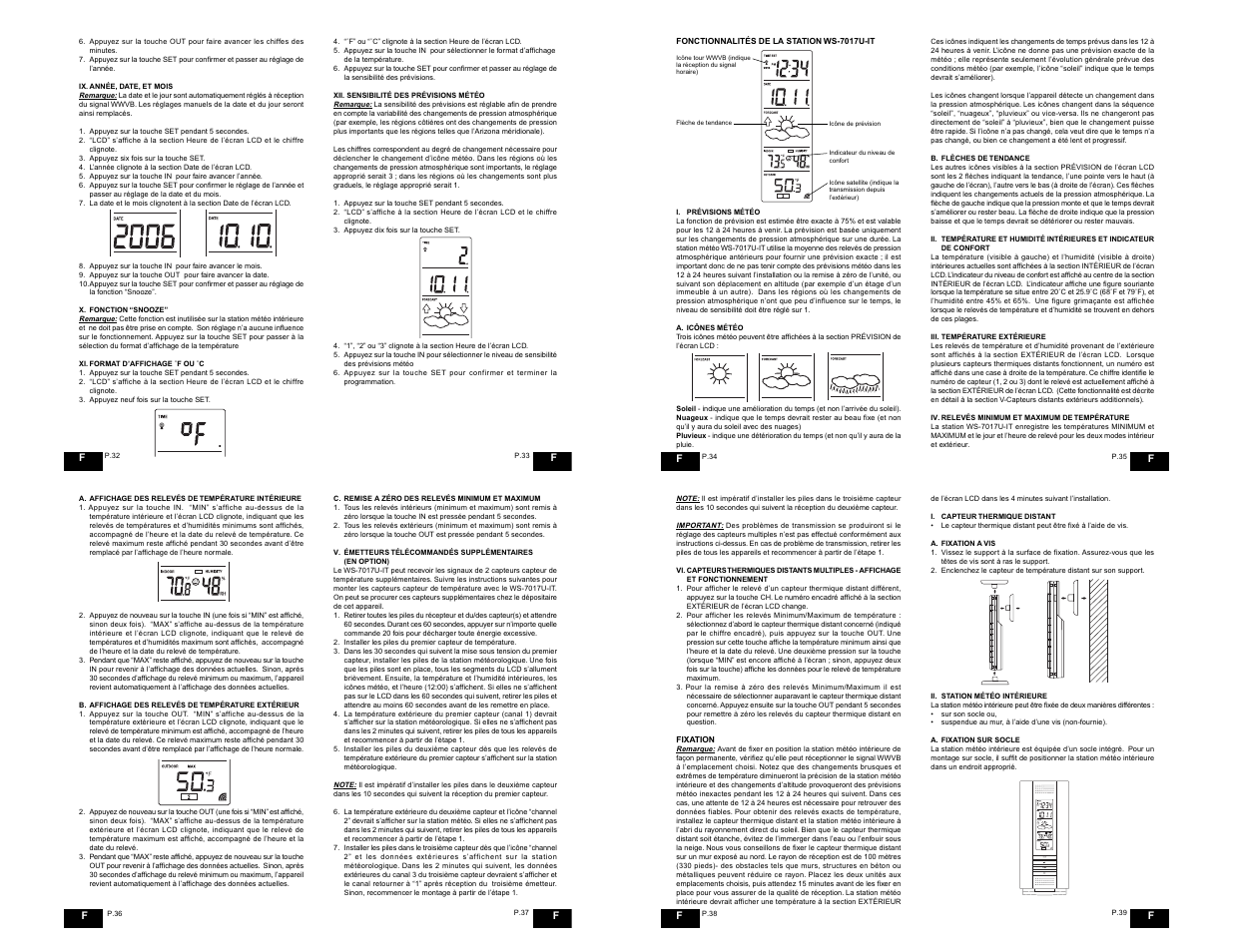 La Crosse Technology WS-7017U-IT User Manual | Page 5 / 9