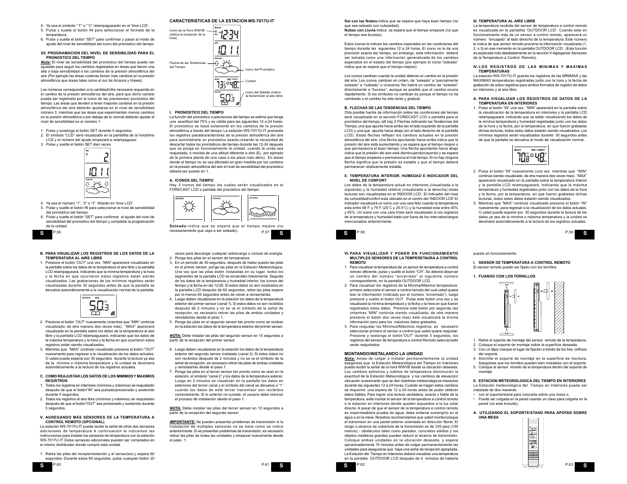 La Crosse Technology WS-7017U-IT User Manual | Page 8 / 9