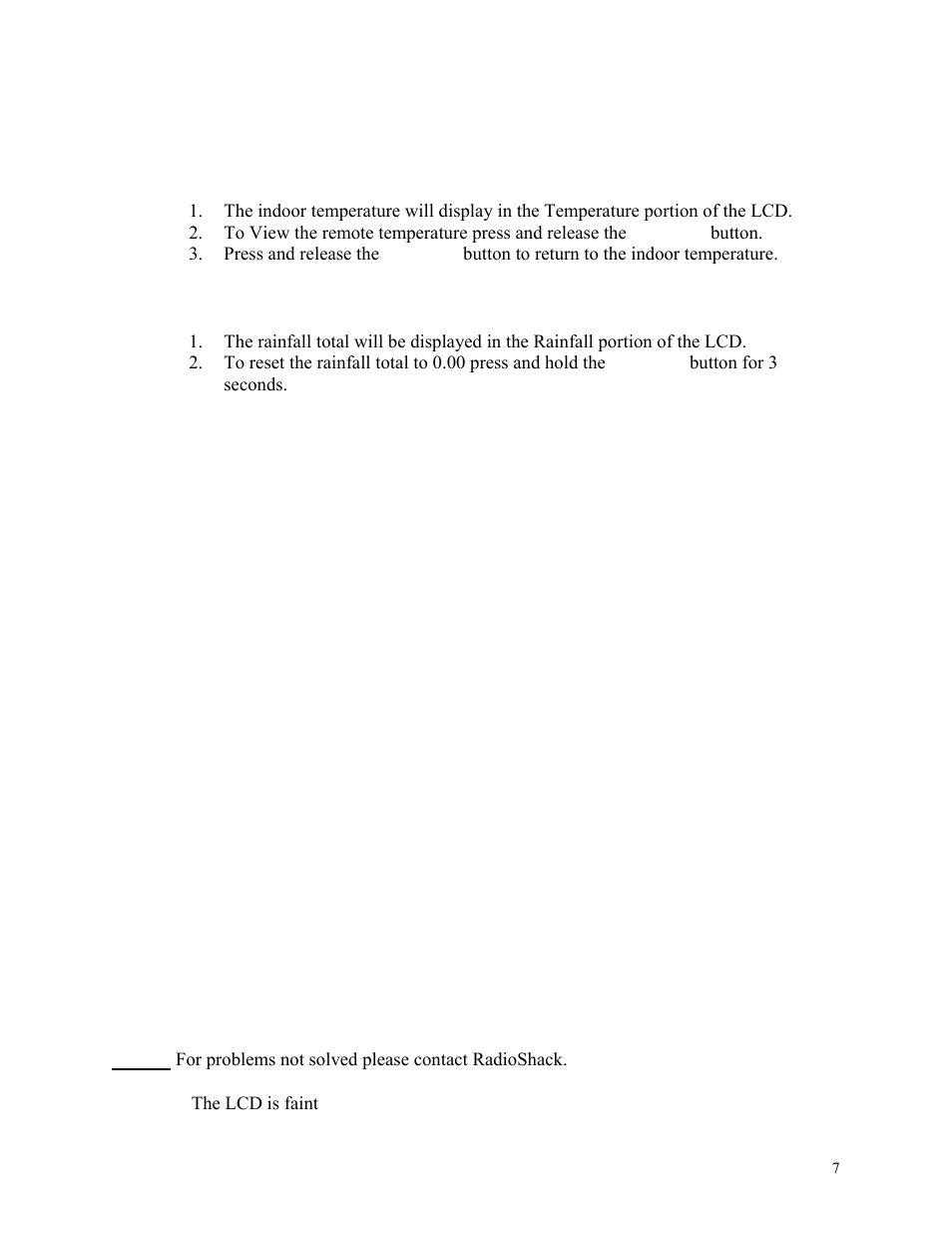 La Crosse Technology WS-7047U User Manual | Page 7 / 11