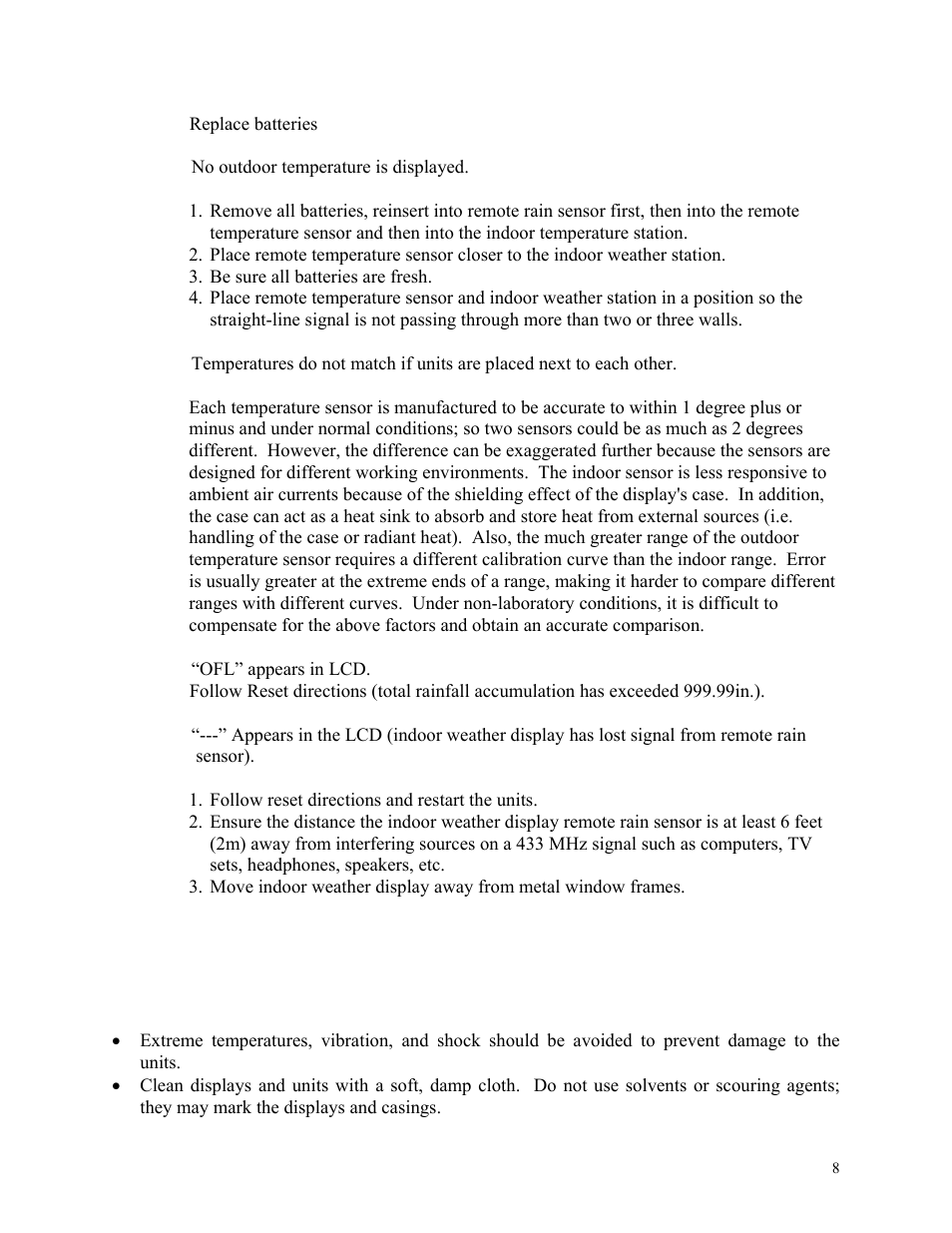 La Crosse Technology WS-7047U User Manual | Page 8 / 11