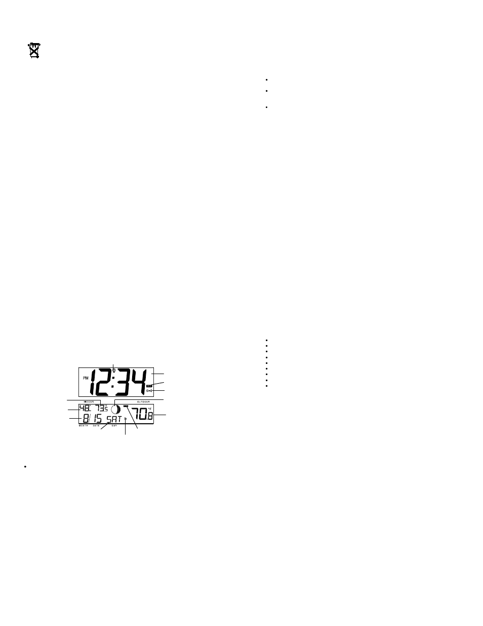 La Crosse Technology WS-8147U-IT User Manual | Page 2 / 5