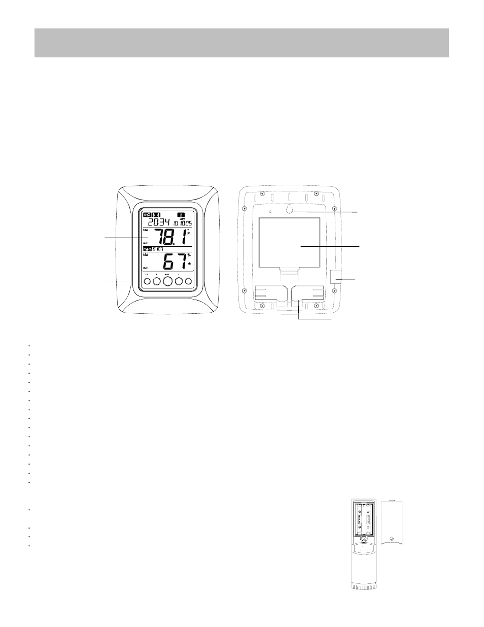 La Crosse Technology WS-8610 User Manual | 30 pages