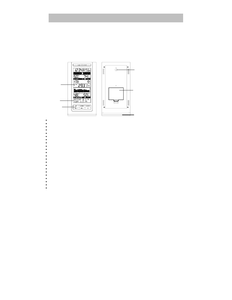 La Crosse Technology WS-9119U User Manual | 24 pages