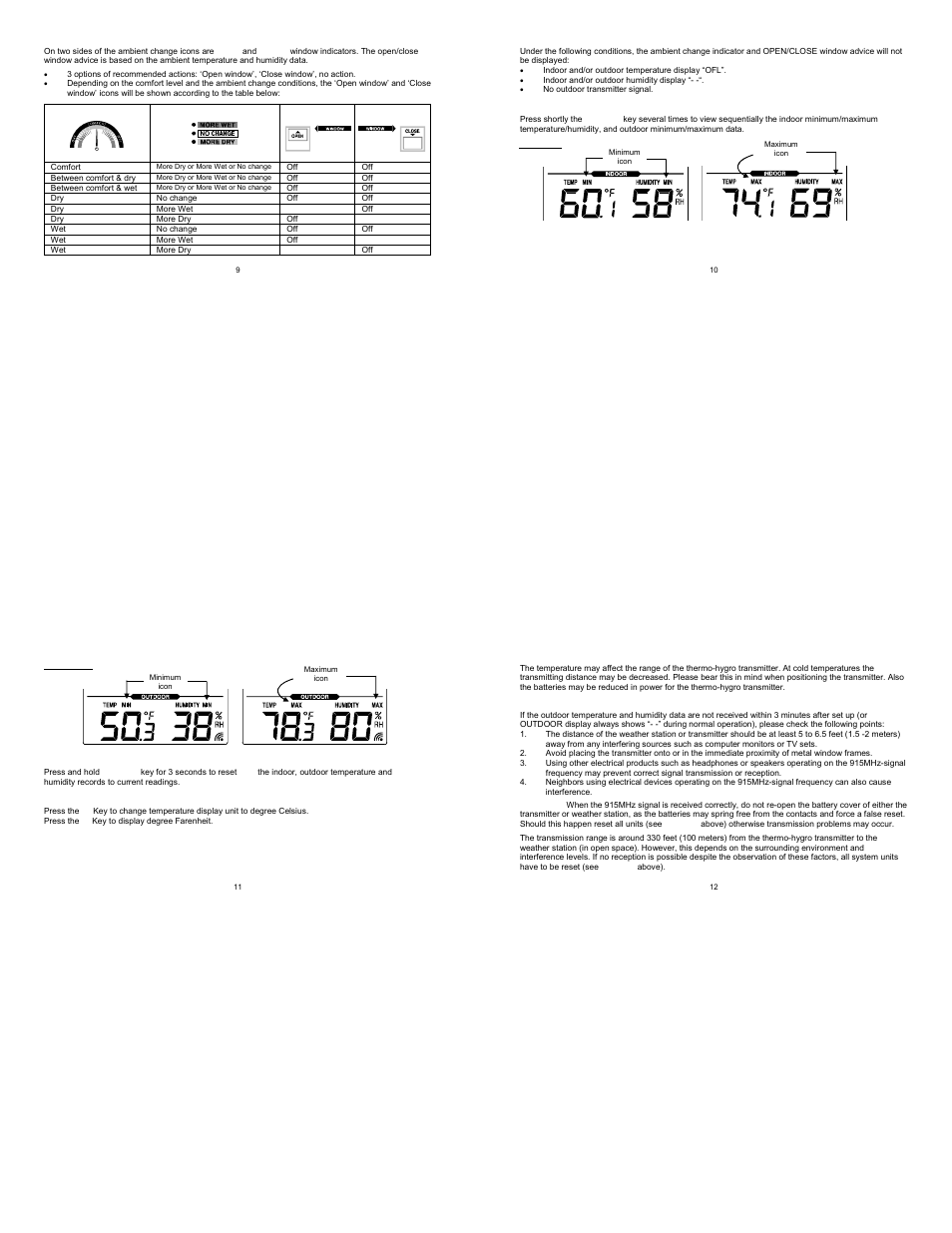 La Crosse Technology WS-9170U-IT User Manual | Page 3 / 5