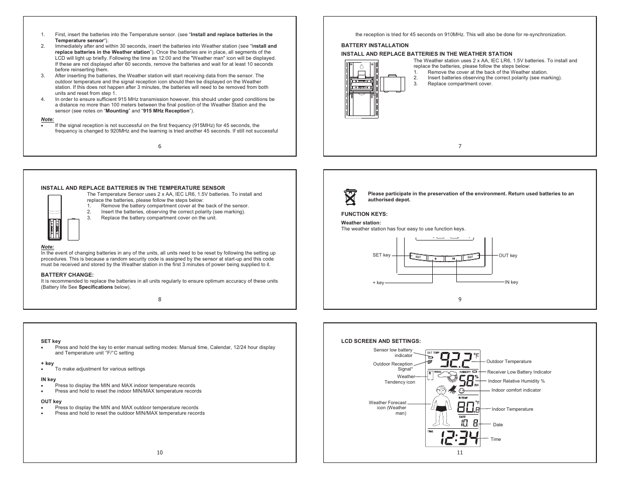 La Crosse Technology WS-9630 User Manual | Page 2 / 7