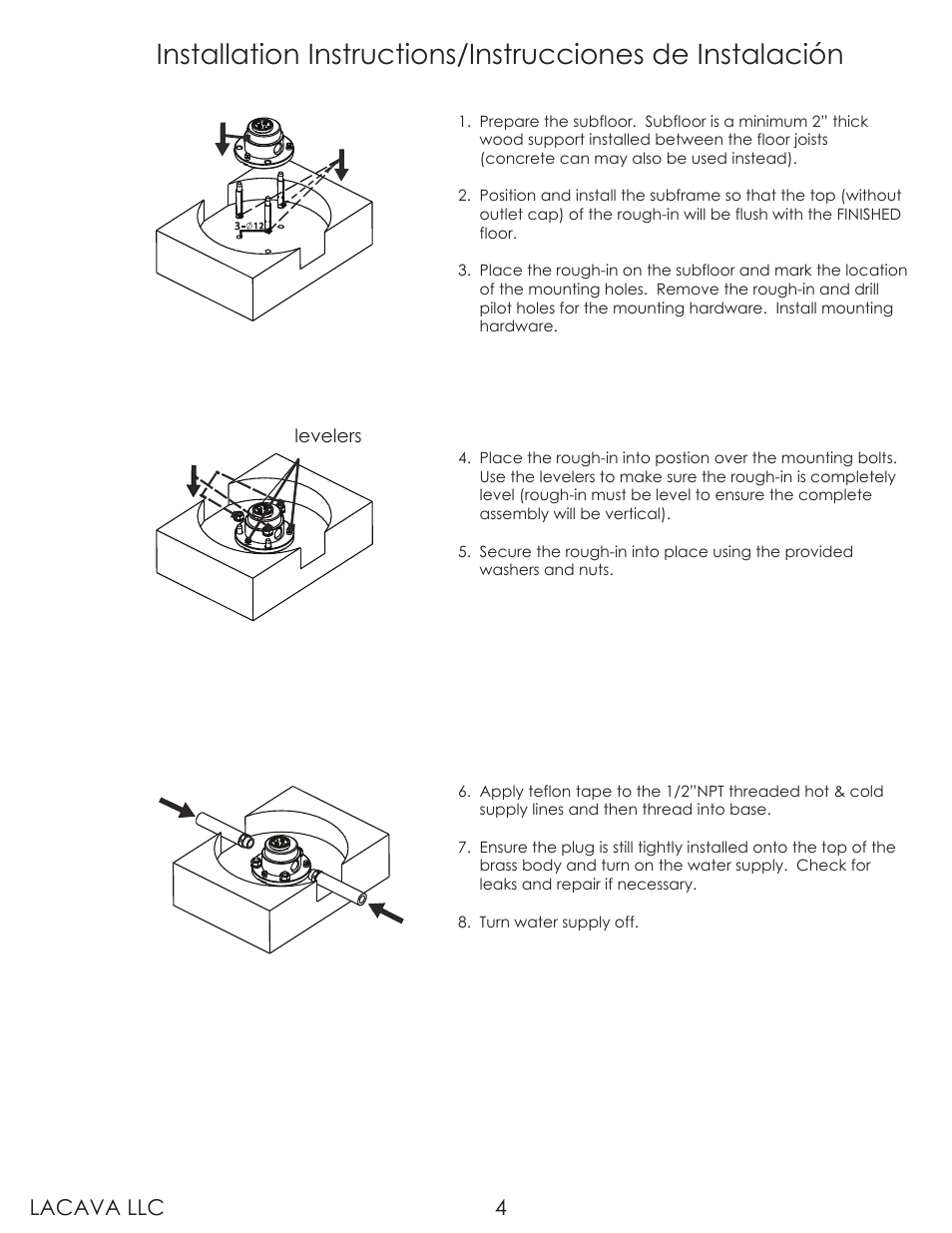 Lacava llc 4 | Lacava 1595 User Manual | Page 4 / 10