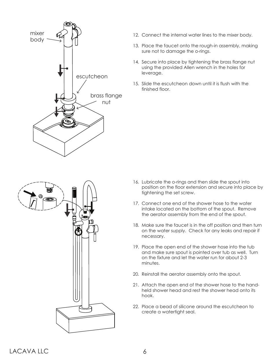 Lacava llc 6 | Lacava 1595 User Manual | Page 6 / 10