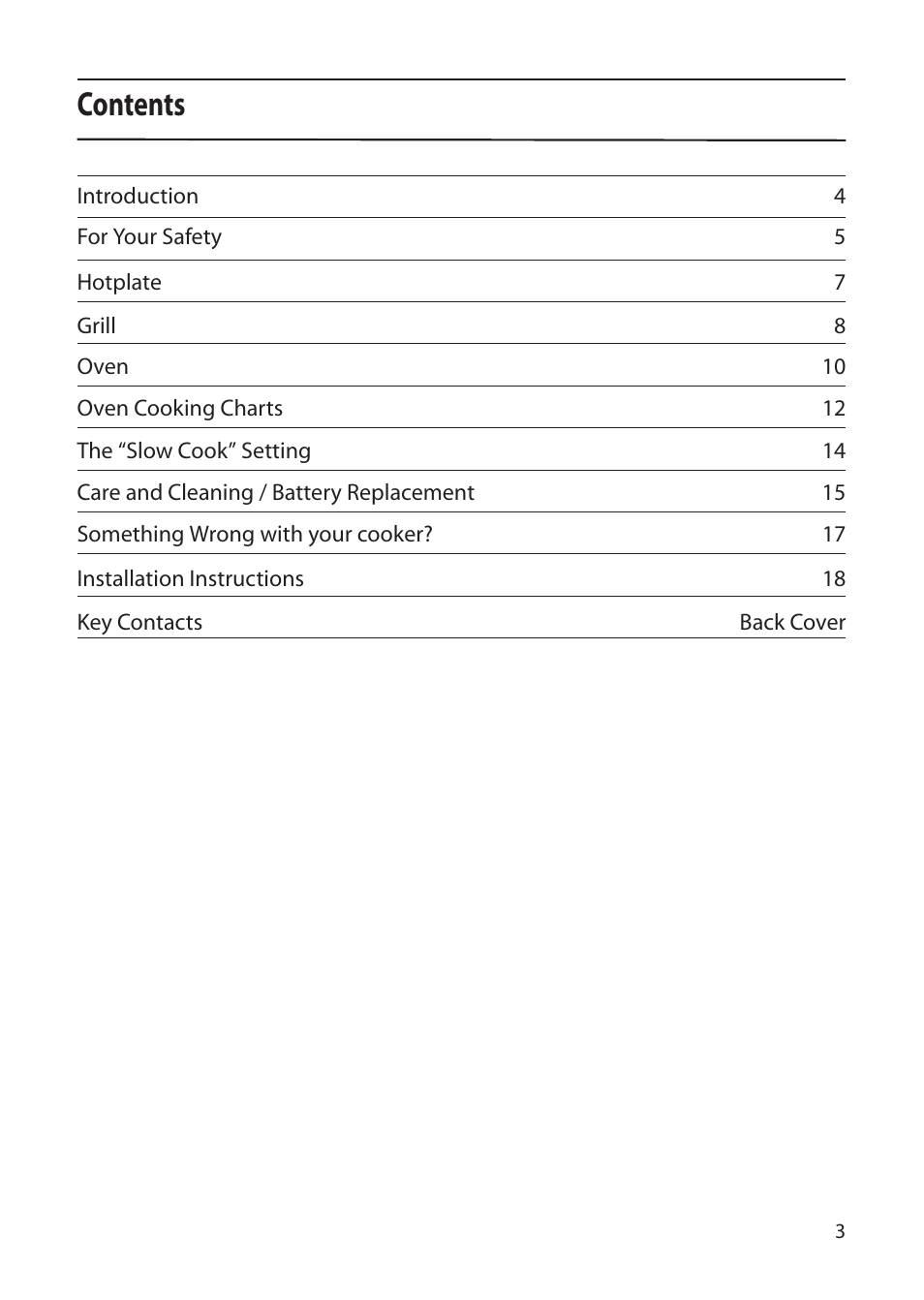 Creda X152 User Manual | Page 3 / 24