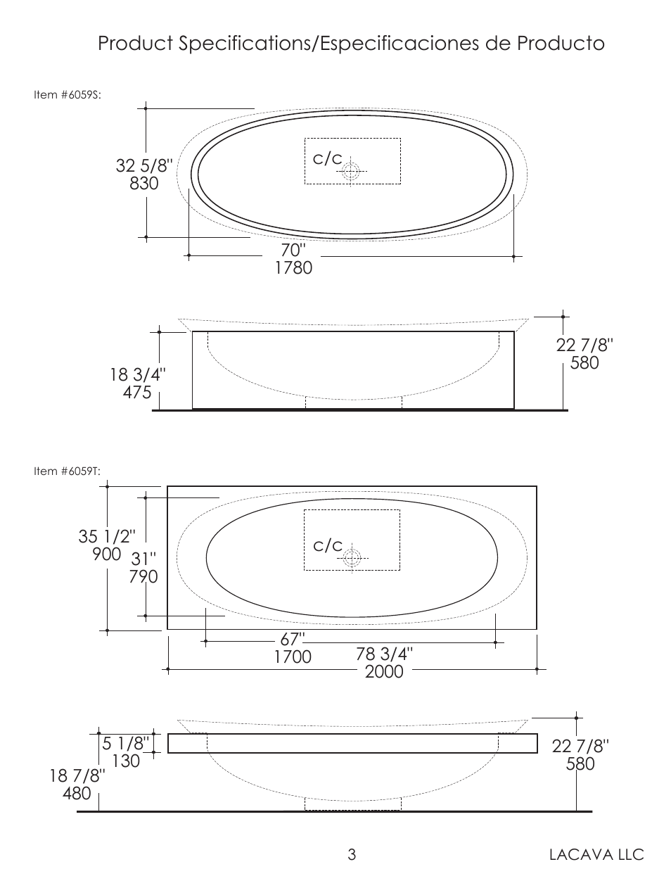 Lacava 6059 User Manual | Page 3 / 11