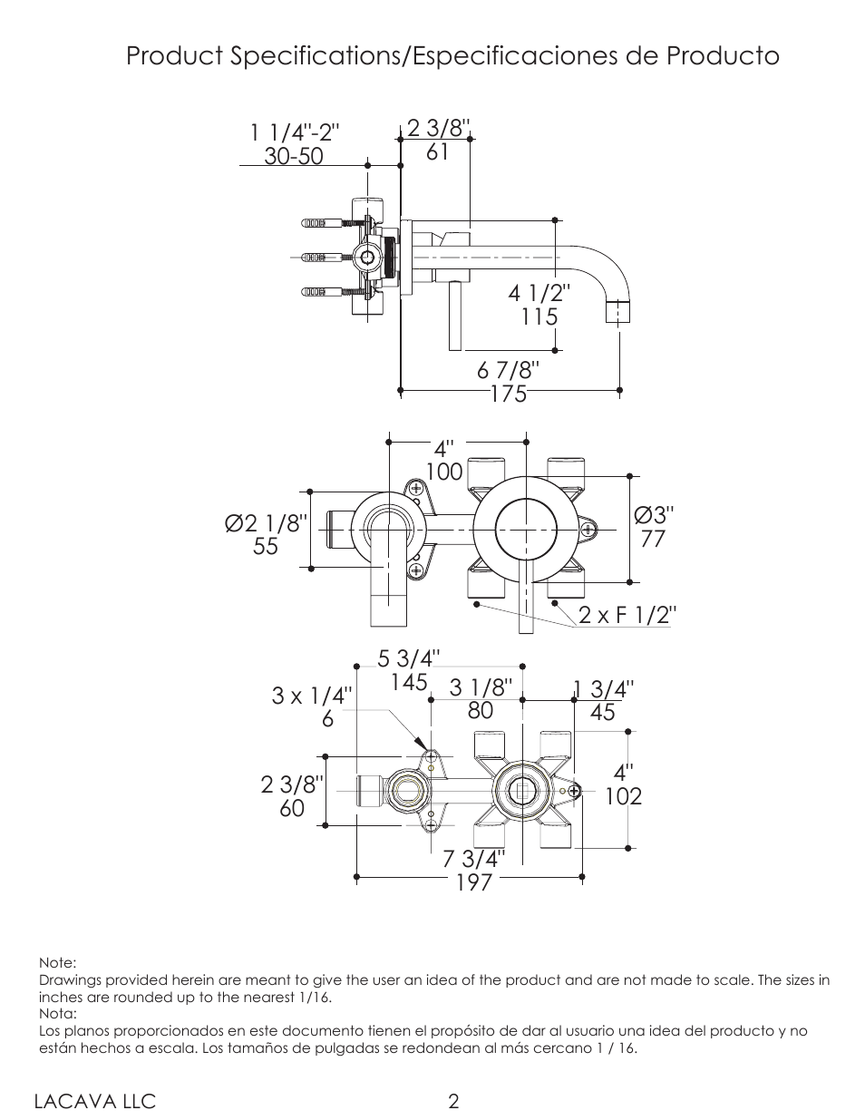 Lacava 1514 User Manual | Page 2 / 9