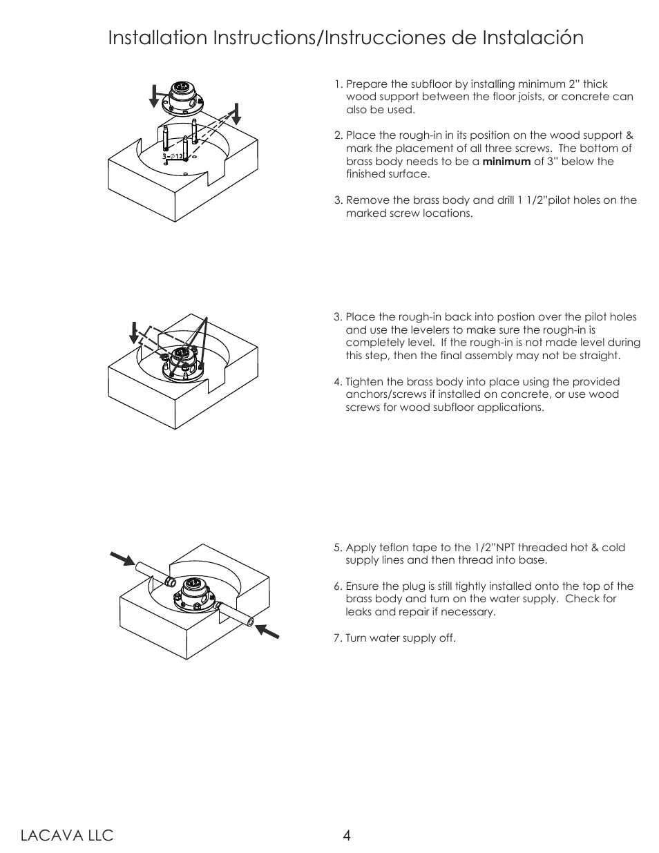 Lacava llc 4 | Lacava 2895 User Manual | Page 4 / 10