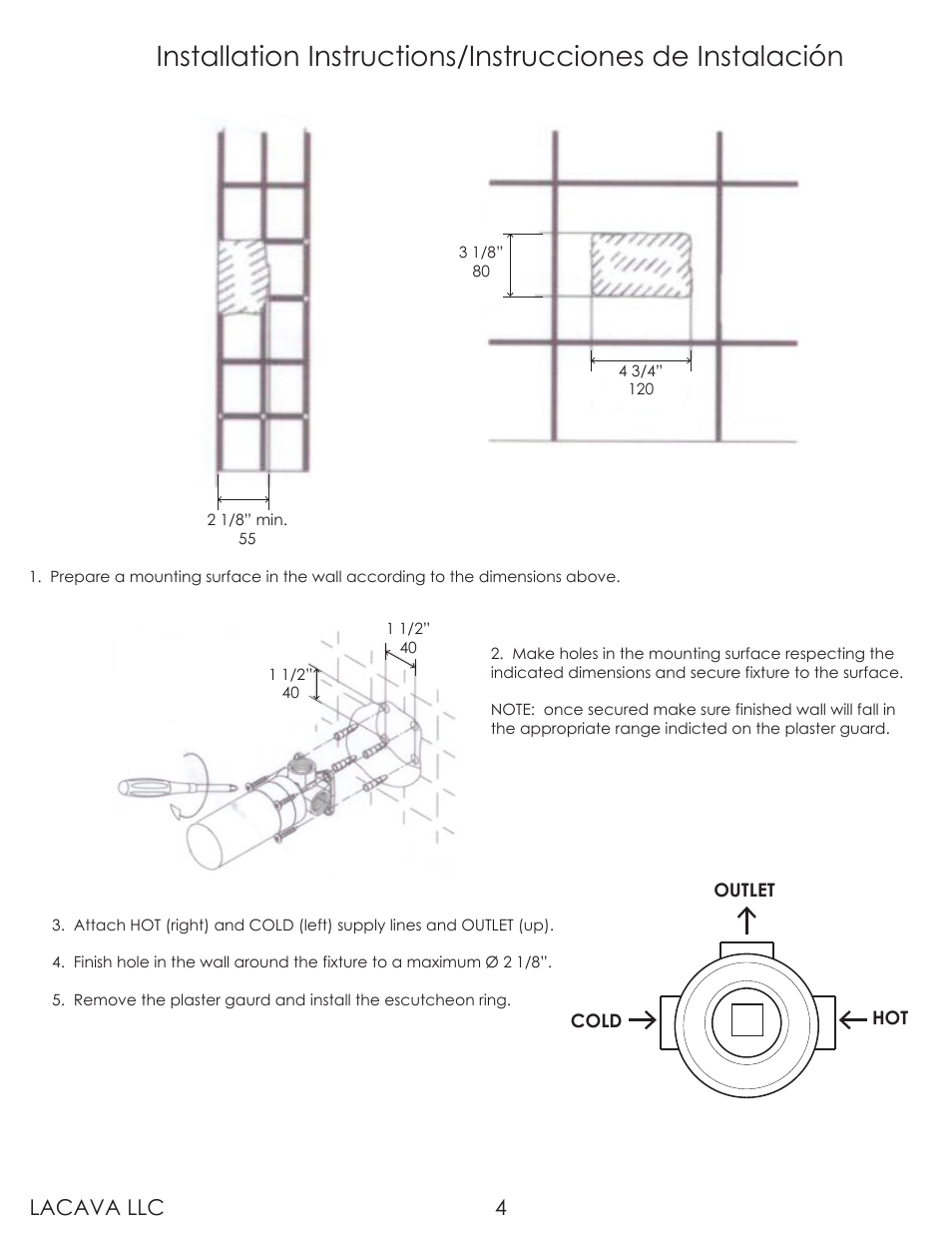 Lacava llc 4 | Lacava 12340 User Manual | Page 4 / 8