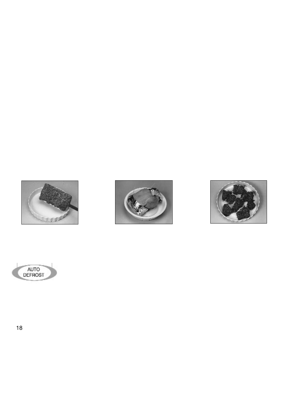 Auto defrost programmes | Creda MBO50 User Manual | Page 20 / 69