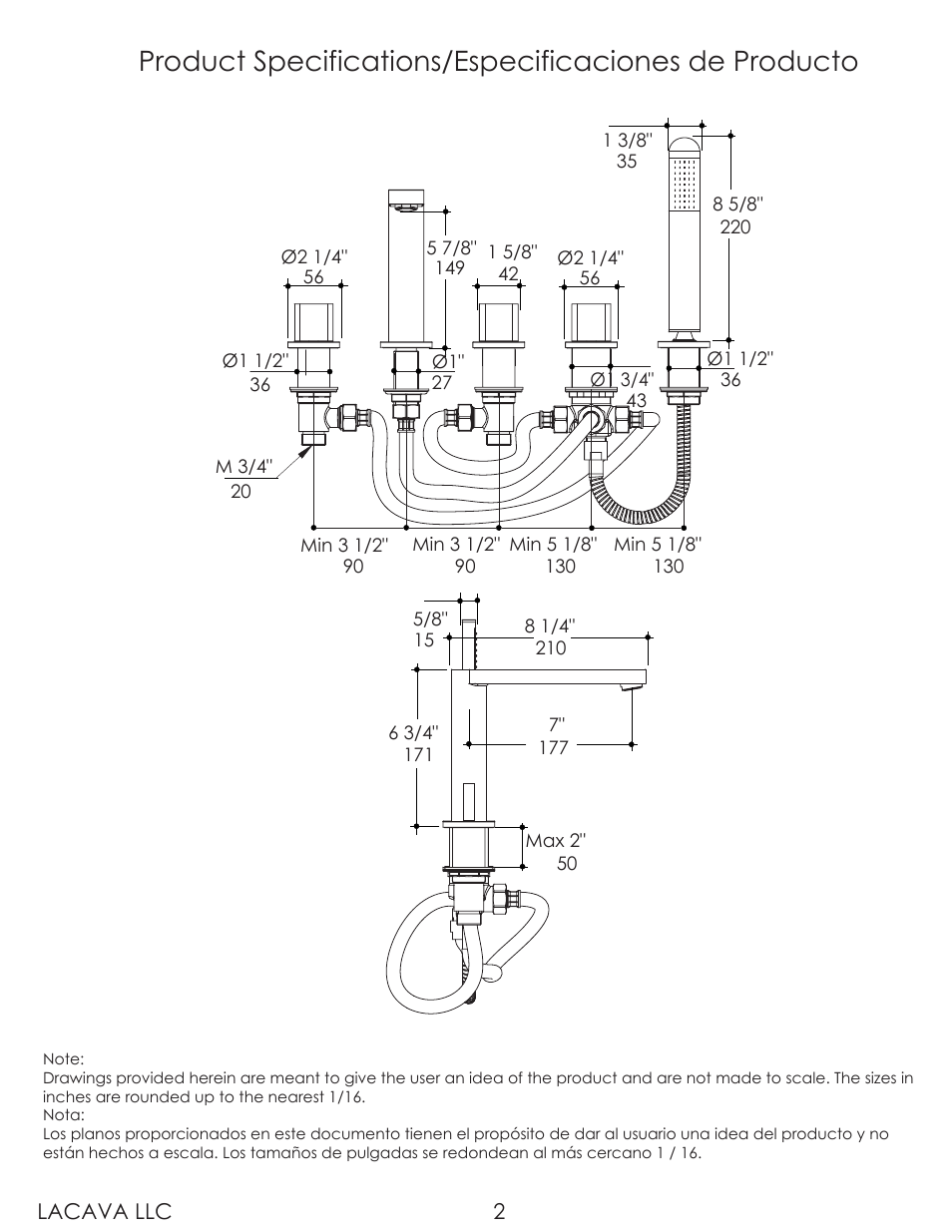 Lacava 2832 User Manual | Page 2 / 9