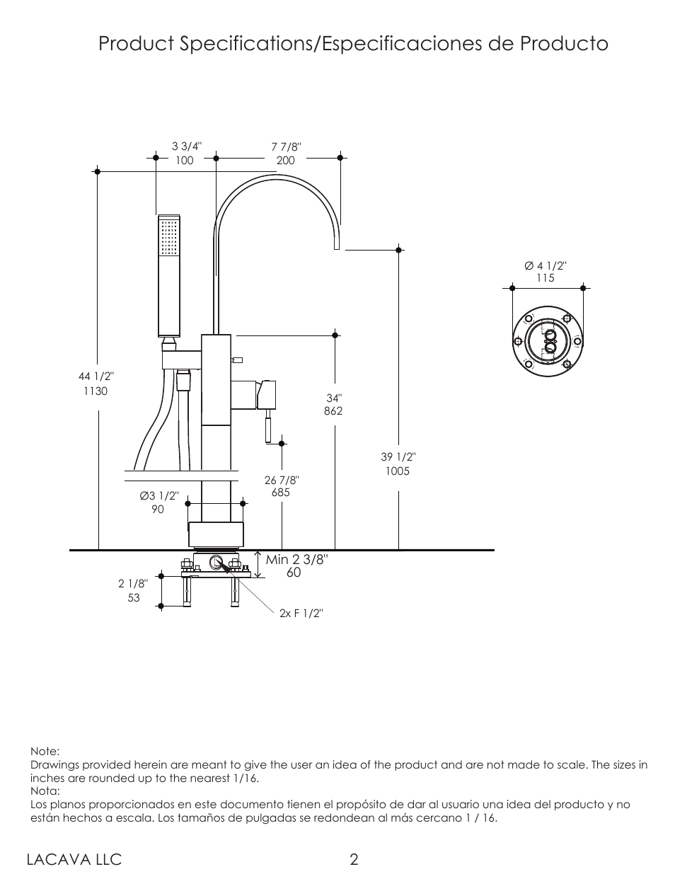 Lacava llc 2 | Lacava 1495 User Manual | Page 2 / 10