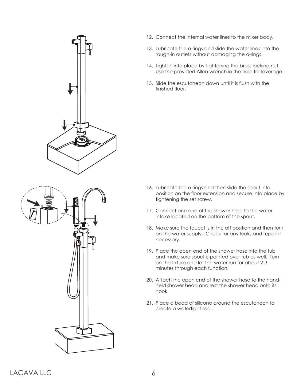 Lacava llc 6 | Lacava 1495 User Manual | Page 6 / 10