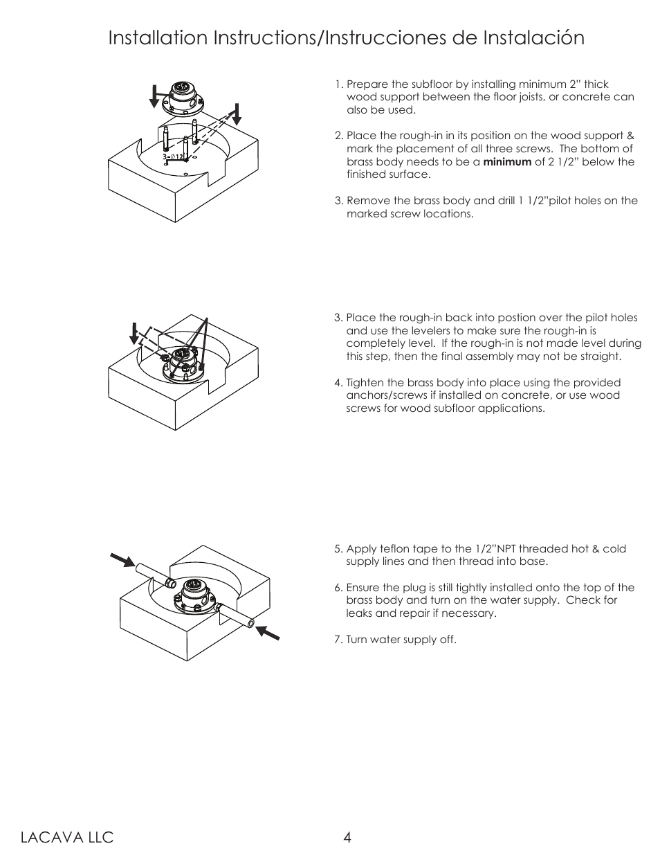 Lacava llc 4 | Lacava 0475 User Manual | Page 4 / 10