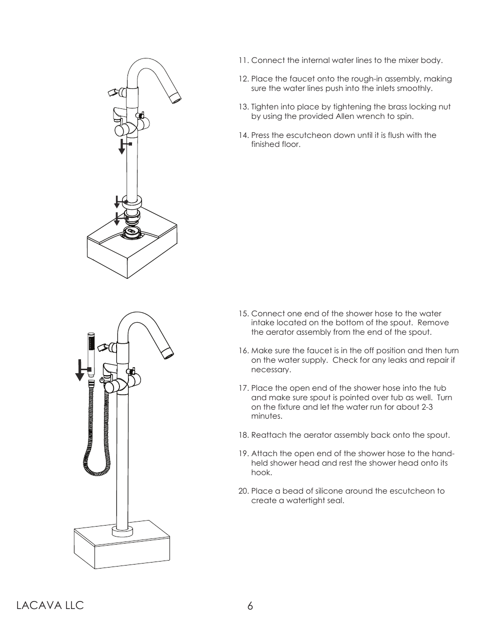 Lacava llc 6 | Lacava 0475 User Manual | Page 6 / 10
