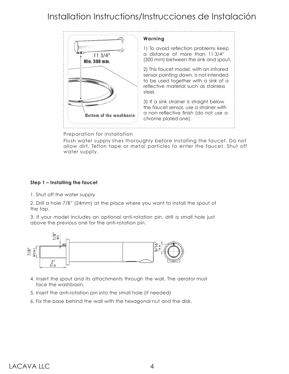 Lacava llc 4 | Lacava EX03 User Manual | Page 4 / 11