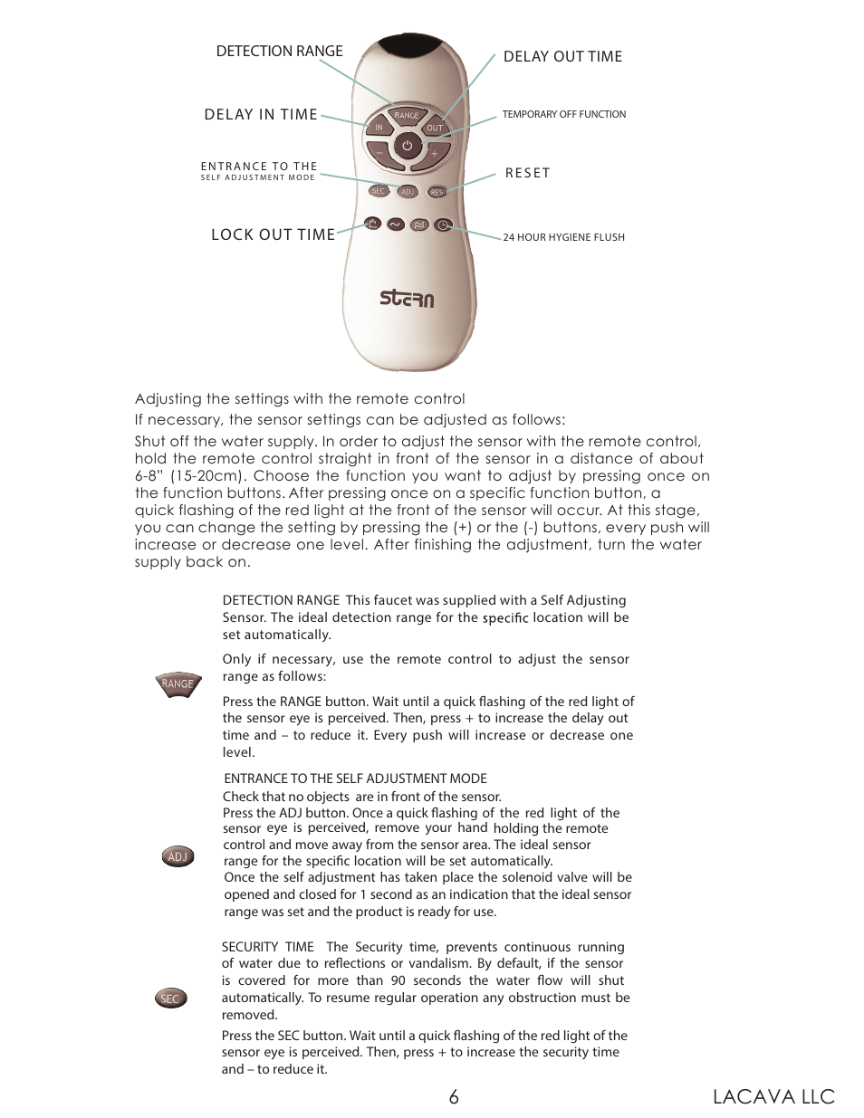 Lacava llc 6 | Lacava EX03 User Manual | Page 6 / 11