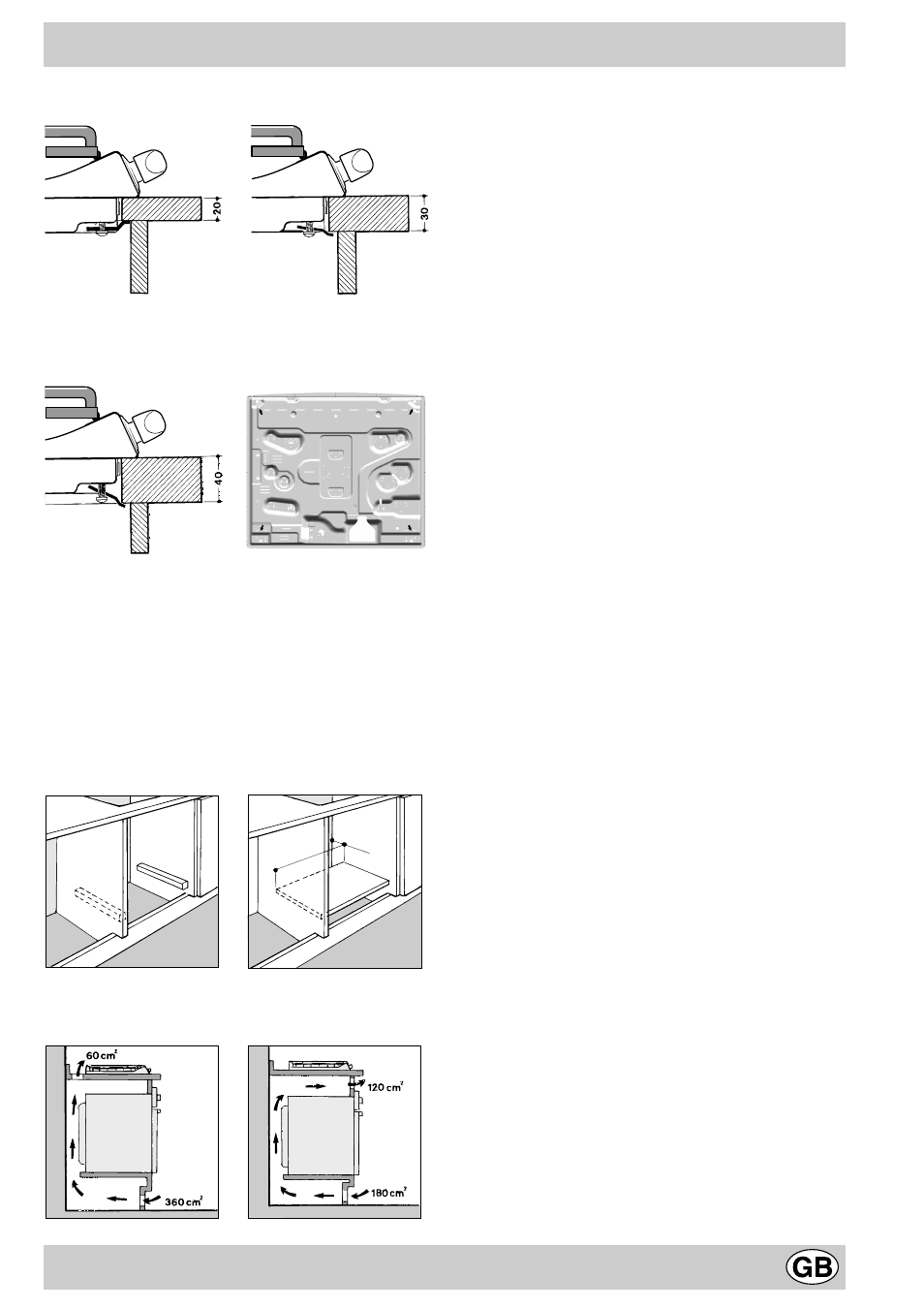 Installation | Creda S830G User Manual | Page 9 / 16