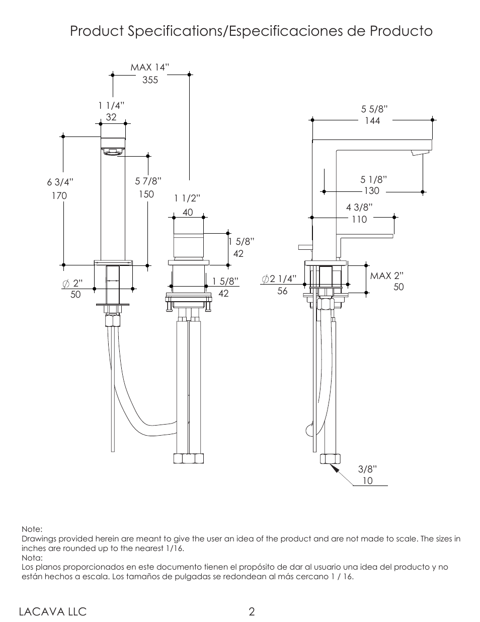 Lacava 2812 User Manual | Page 2 / 9