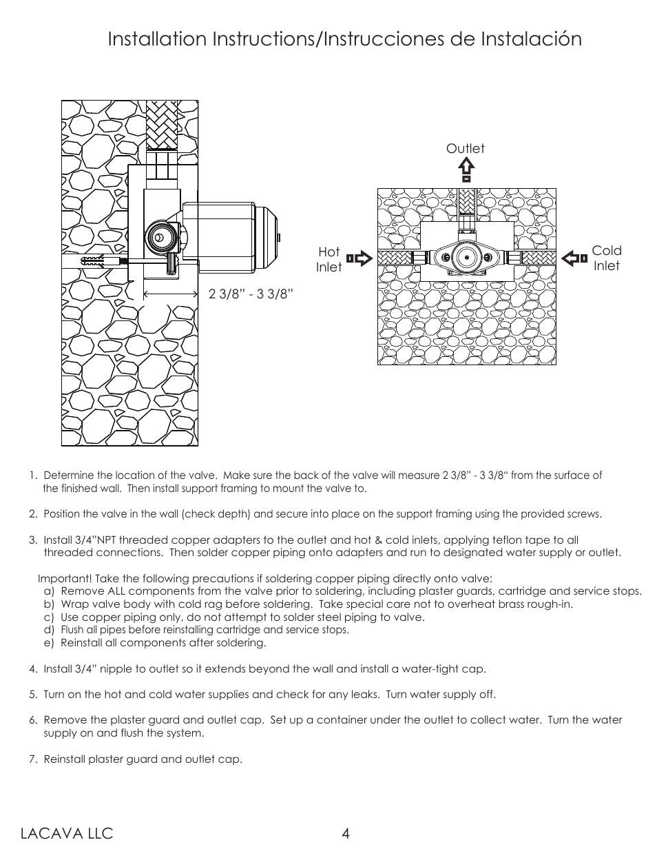 Lacava llc 4 | Lacava 2845 User Manual | Page 4 / 9