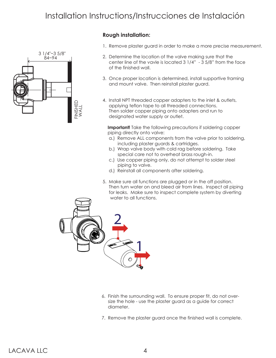 Lacava 2842 User Manual | Page 4 / 9