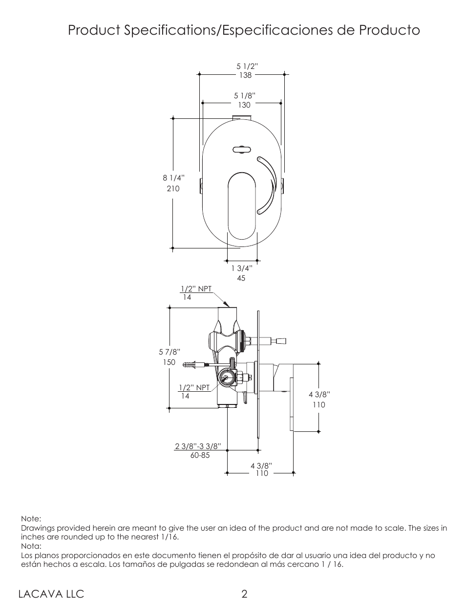 Lacava llc 2 | Lacava 2850 User Manual | Page 2 / 9