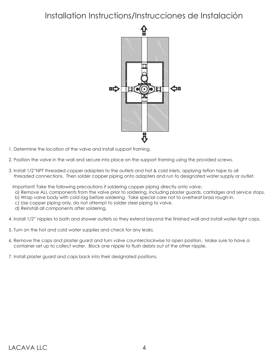 Lacava llc 4 | Lacava 2850 User Manual | Page 4 / 9