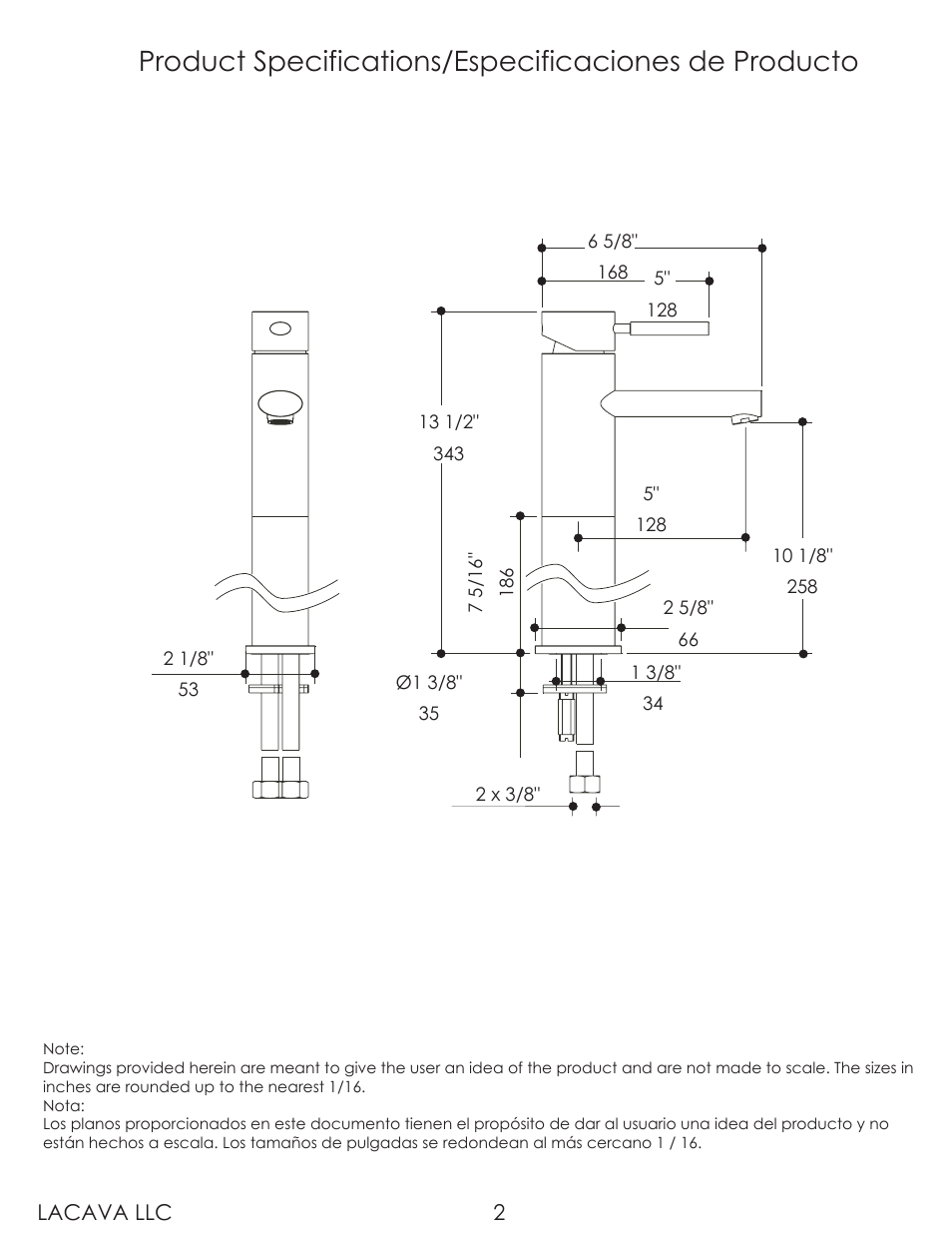 Lacava 0620 User Manual | Page 2 / 8