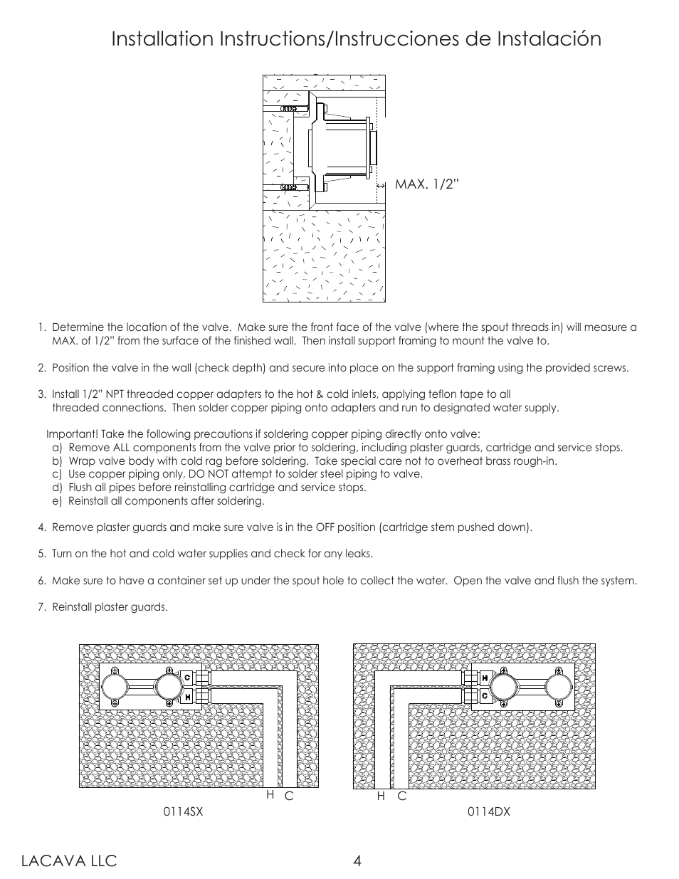 Lacava llc 4 | Lacava 0114 User Manual | Page 4 / 9