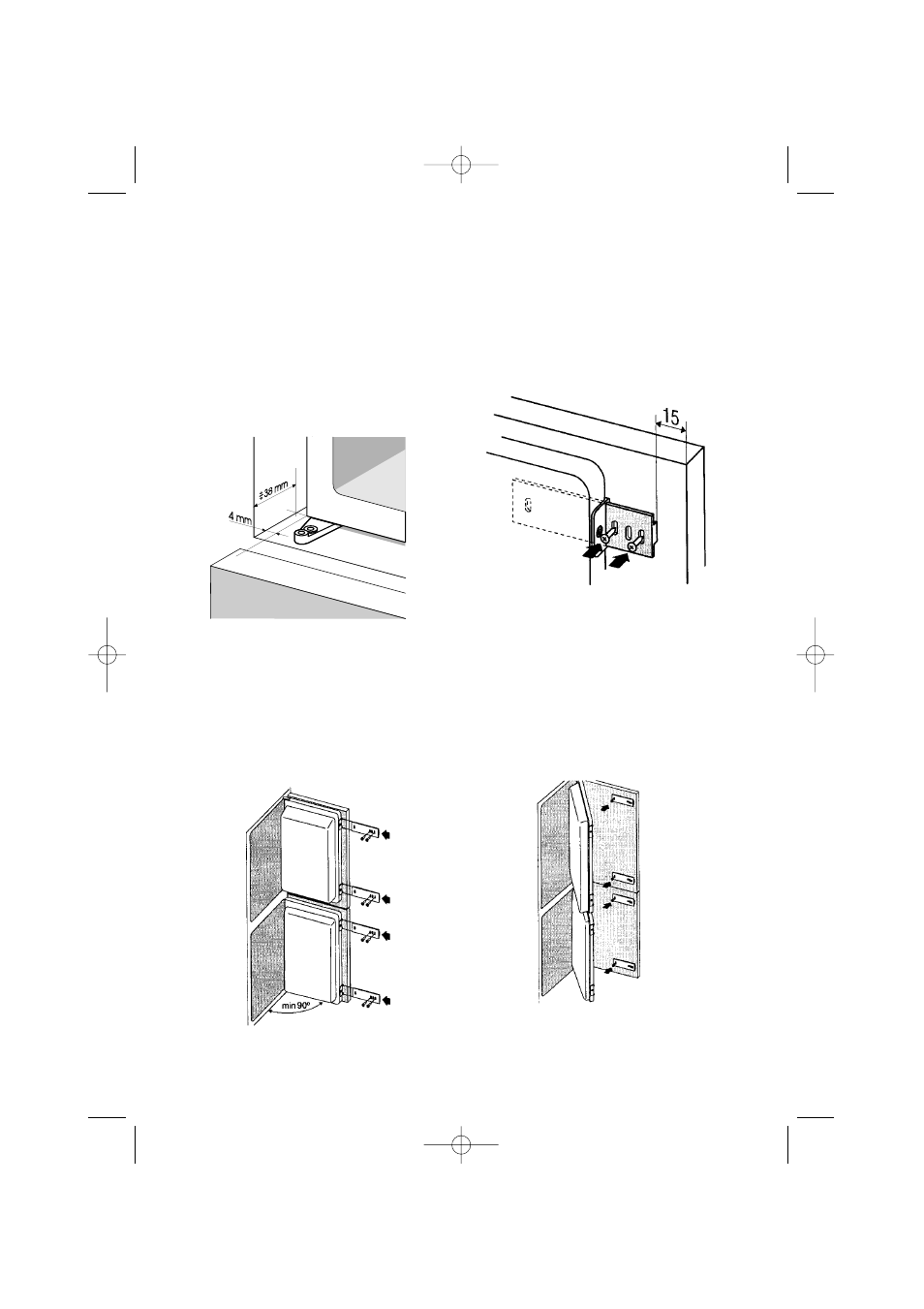Mounting the appliance | Creda CM 311 I User Manual | Page 7 / 19