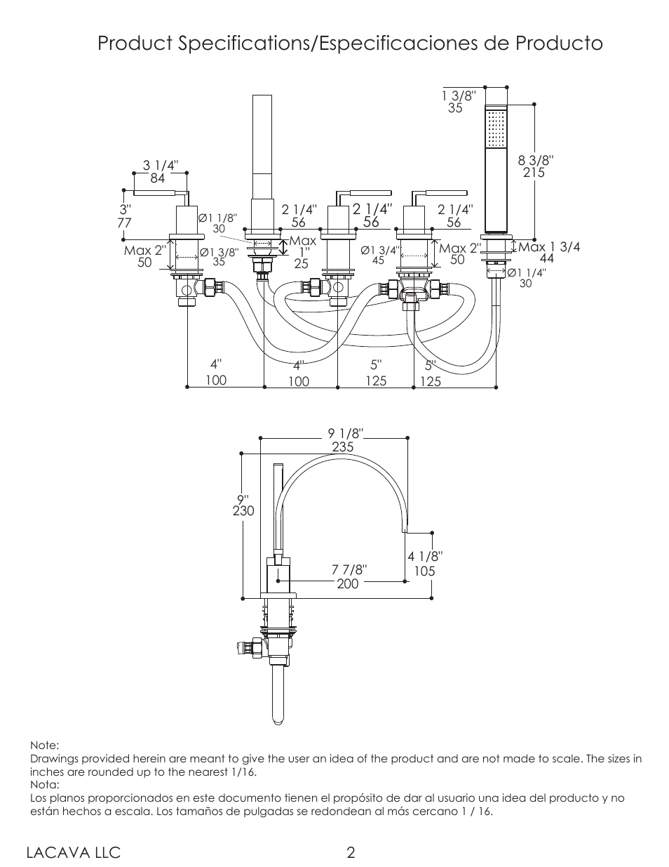 Lacava 1432 User Manual | Page 2 / 9